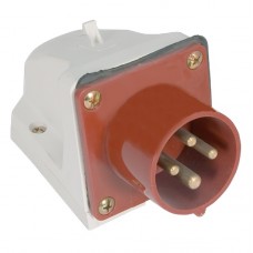 Βιομηχανική Πρίζα Αρσενική 16A 4P 400V Κόκκινη IP44